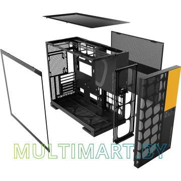 Корпус Geometric Future Model 5 Vent (черный/желтый) картинка 8